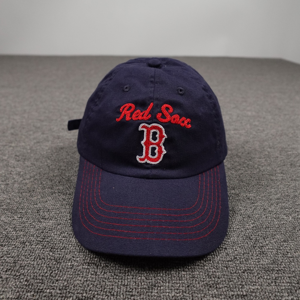 Boston Red Sox Hat Cap Strap Back Womens One Size Blue MLB Baseball Fan Favorite